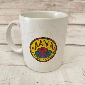 STARBUCKS Vintage 1990s Java Coffee Mug 12oz